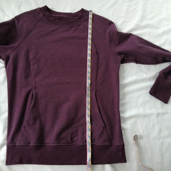 Lululemon Scuba Crewneck Sweatshirt Heathered Marvel Pink/Purple W3CB2S 6 - Picture 12 of 16